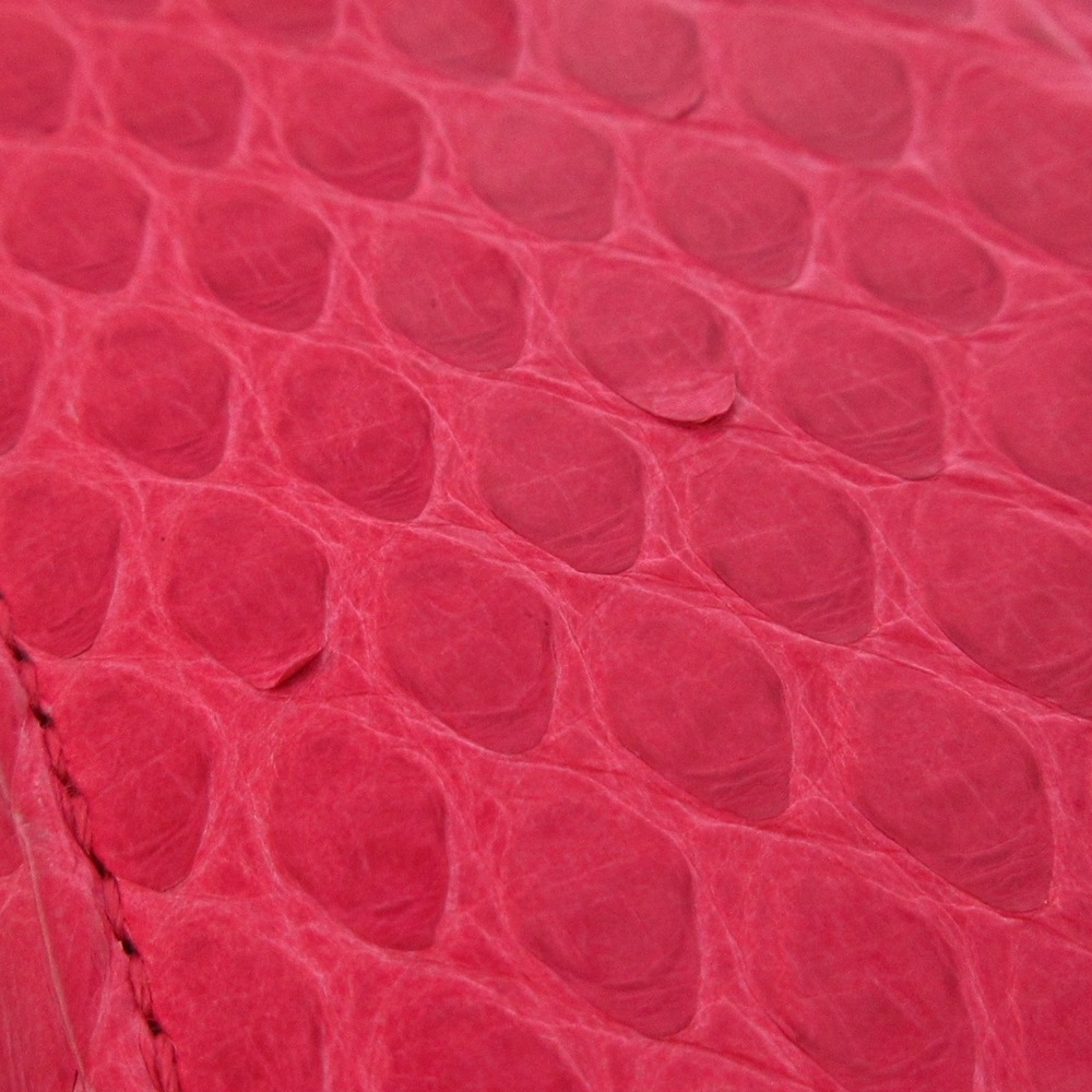 Dior Large Pink Python Handbag  Lady - Picture 13 of 15